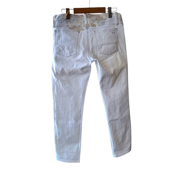 Habitual Straight Leg White Jeans Size 28 - Picture 2 of 16